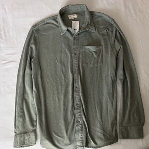 Lucky Brand Olive Button Down Shirt